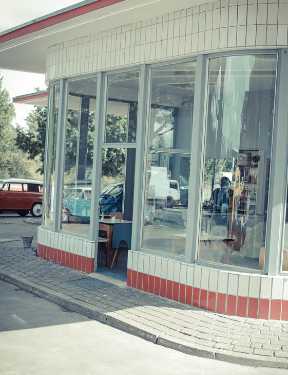 Oldtimer Tankstelle, Hamburg