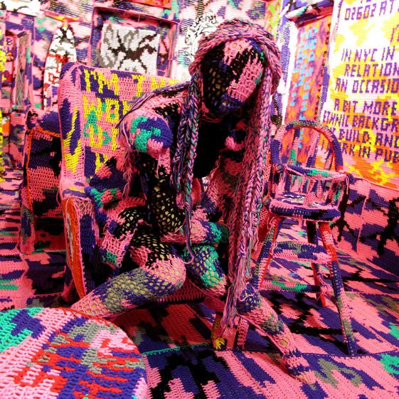 Olek at Tony’s Gallery