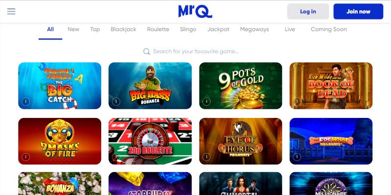 1. MrQ - Best UK Real Money Online Casino