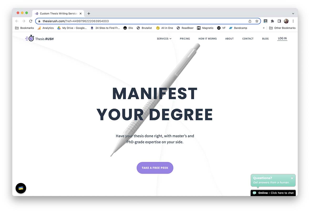 ThesisRush — Best for Online Thesis Writing