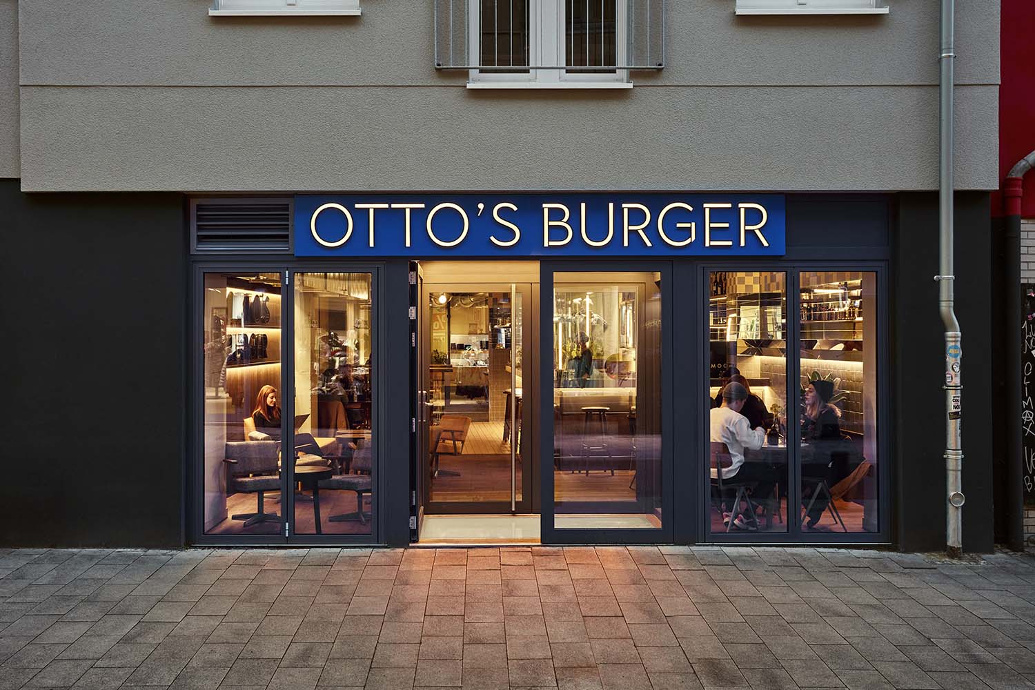 Otto’s Burger Cologne Burger Restaurant Designed by Studio Modijefsky