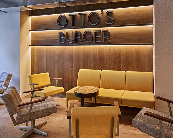 Otto’s Burger Cologne Burger Restaurant Designed by Studio Modijefsky