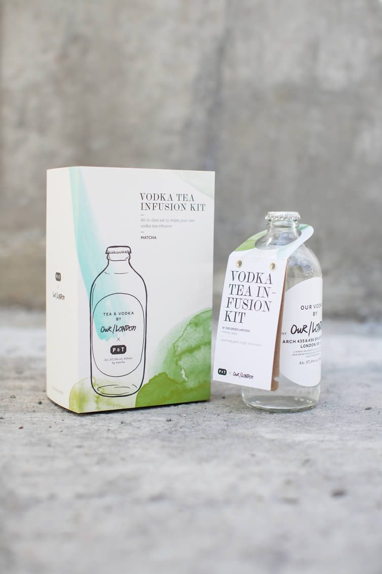 Our/London x Paper & Tea, Vodka Tea Infusion Kits