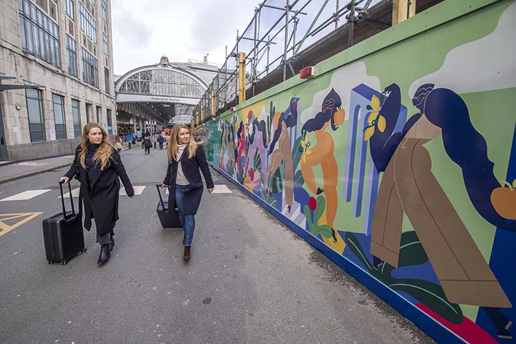 Kelly Anna Mural Commission for Paddington Square