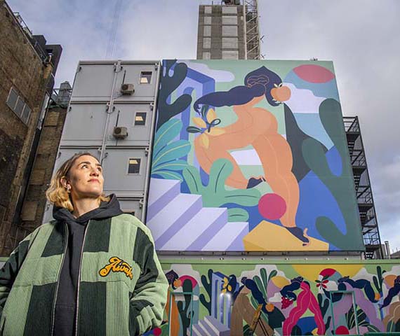 Kelly Anna, Nurture Nature Mural Commission for Paddington Square, London