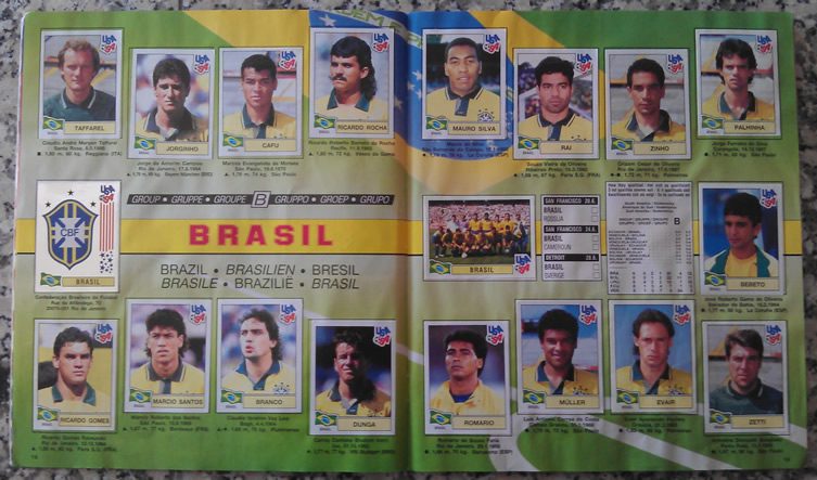 World Cup Winners in Panini Stickers