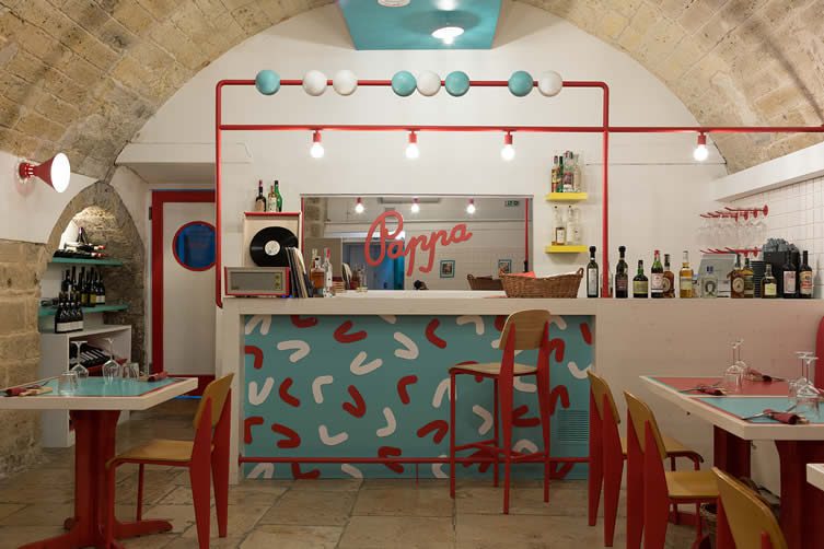 Pappa Bari, Restaurant Designed by SMALL and Diorama, Puglia Italy