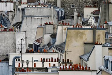 Michael Wolf — Paris Rooftops at M97, Shanghai