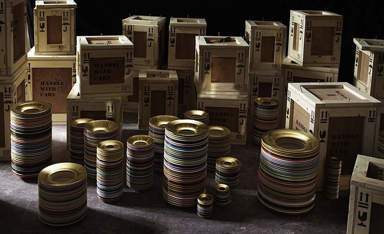 Paul Smith x 1882 Ltd., Stack Collection of Design-driven Ceramics at Milan Design Week