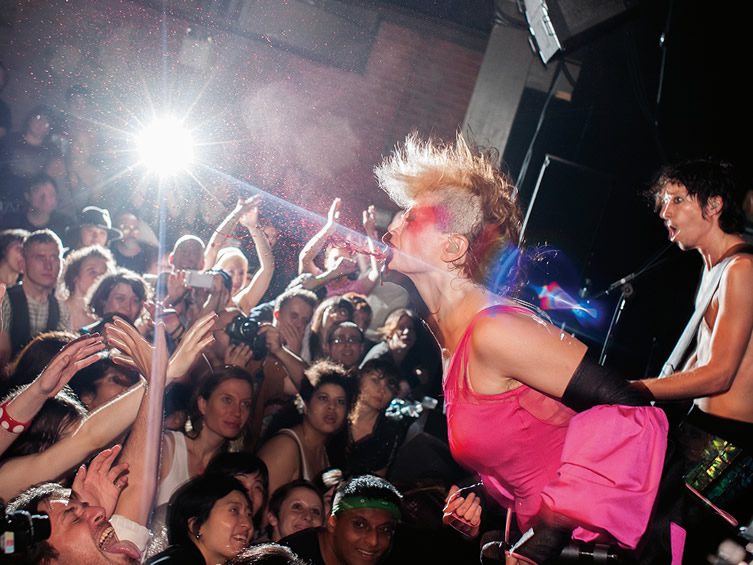 19 September 2019, Hamburg: Peaches, musician, speaks at the