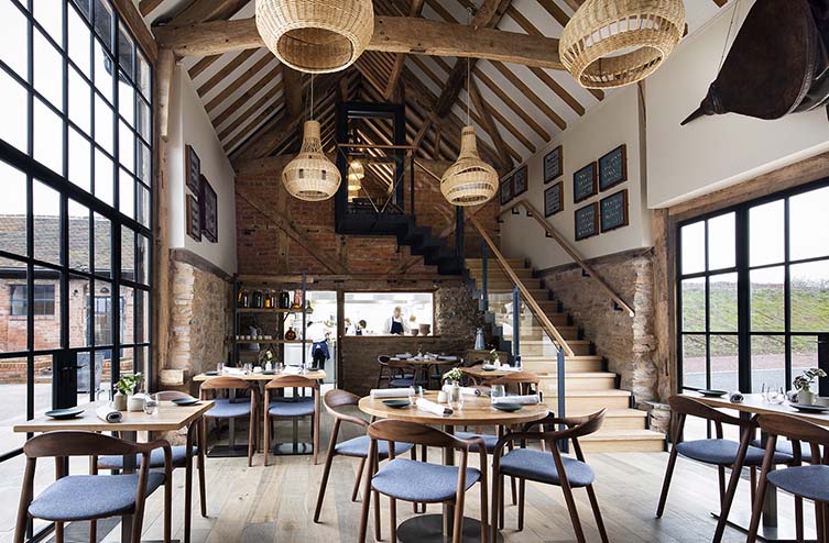 Pensons Netherwood Estate, Herefordshire Restaurant Lee Westcott Designed by Communion Design