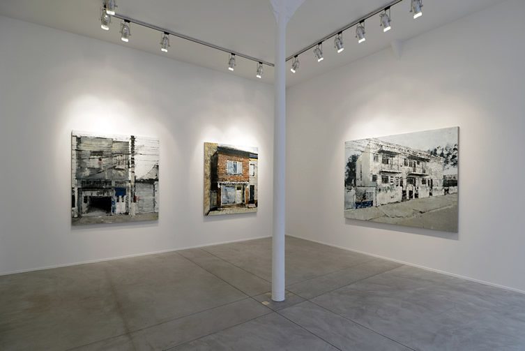 Philippe Cognée — Territoires at Galerie Daniel Templon, Brussels