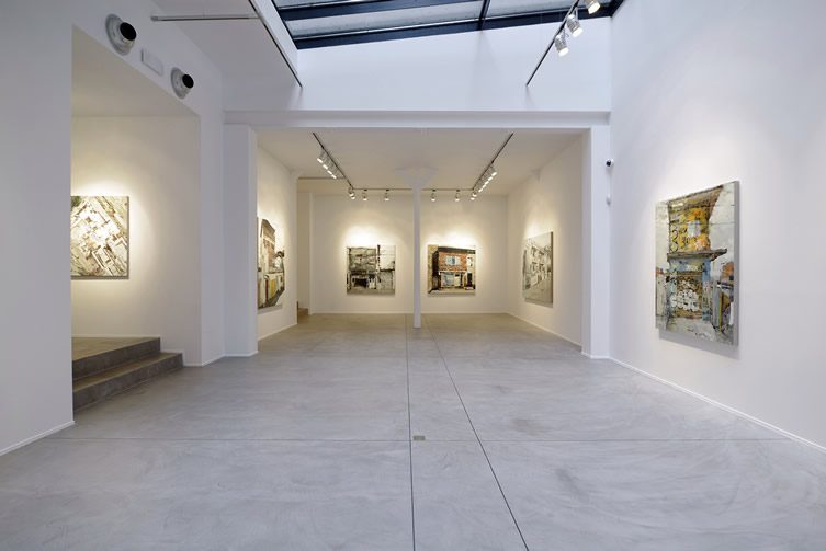 Philippe Cognée — Territoires at Galerie Daniel Templon, Brussels