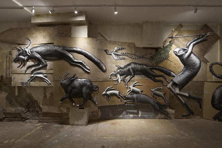 Phlegm — The Bestiary at Howard Griffin Gallery, London
