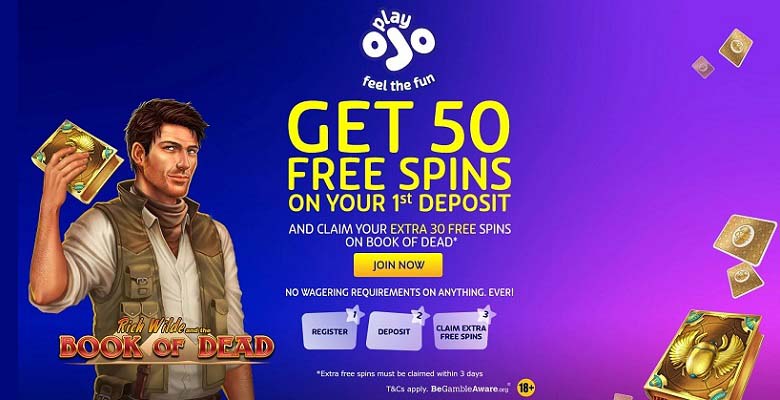 Exclusive PlayOJO Casino Bonus: 80 Spins with No Wagering Requirements