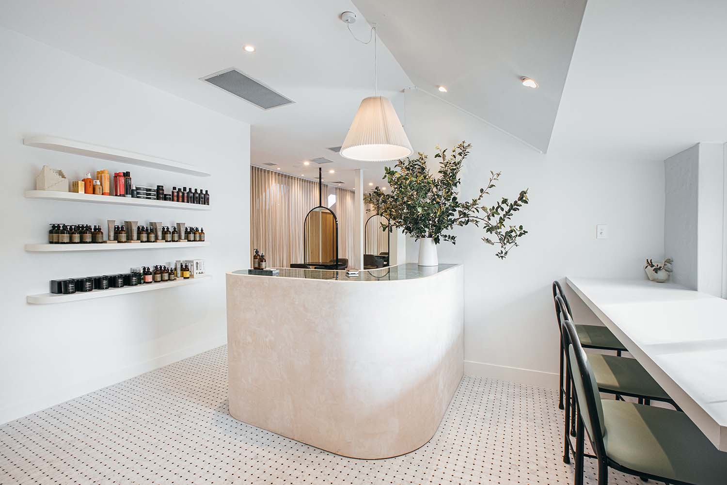 Polly and Stone Sydney Hair Salon Designed by Studio Highfield