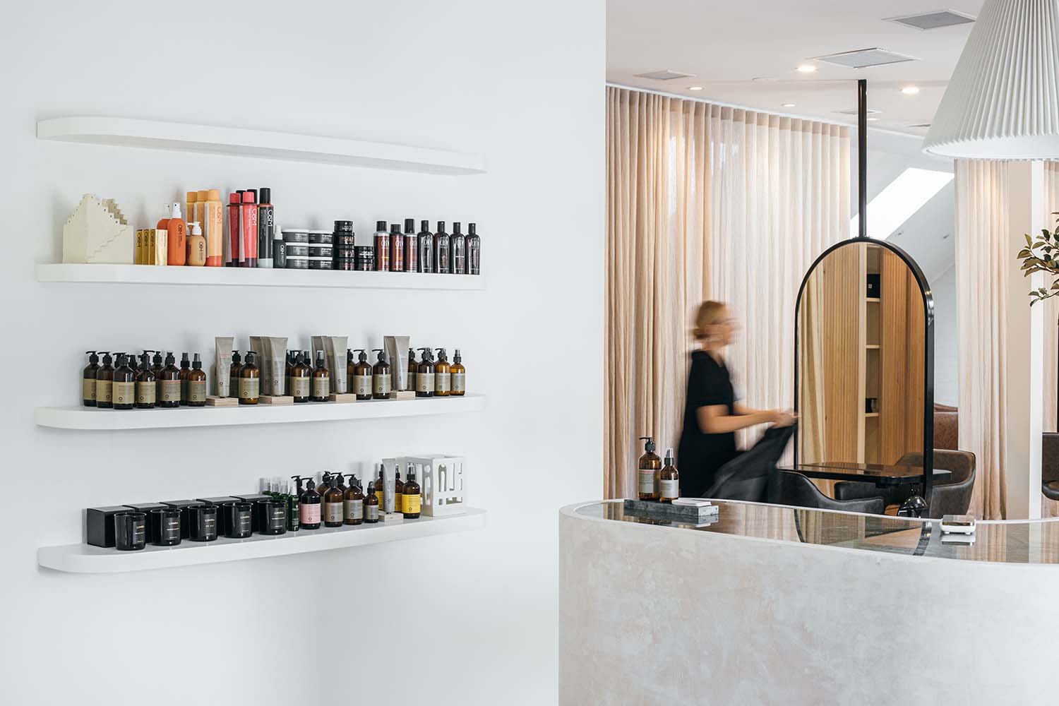 Polly and Stone Sydney Hair Salon Designed by Studio Highfield