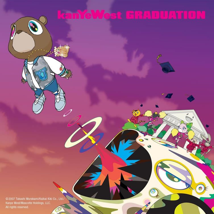 Takashi Murakami for Kanye West, Graduation, 2007