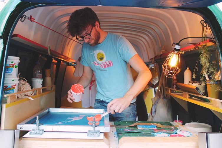 Print Van Paris, Mobile Screen-Printing Studio