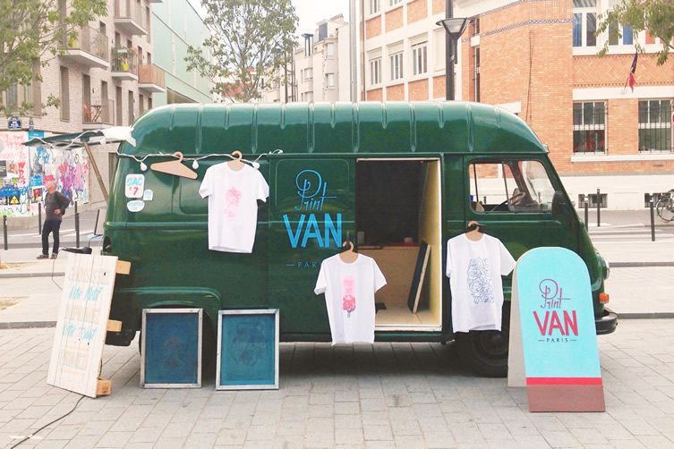 Print Van Paris, Mobile Screen-Printing Studio