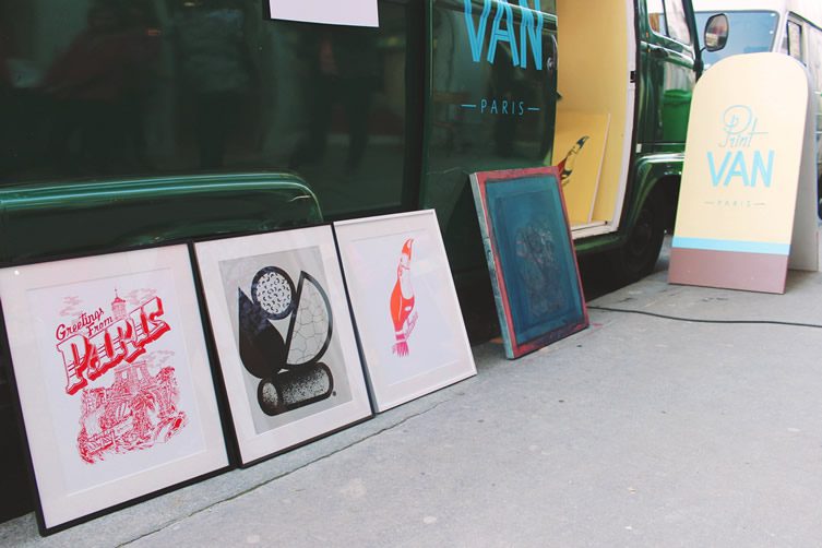 Print Van Paris, Mobile Screen-Printing Studio