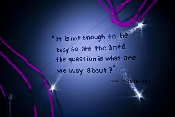 What Are We Busy About?