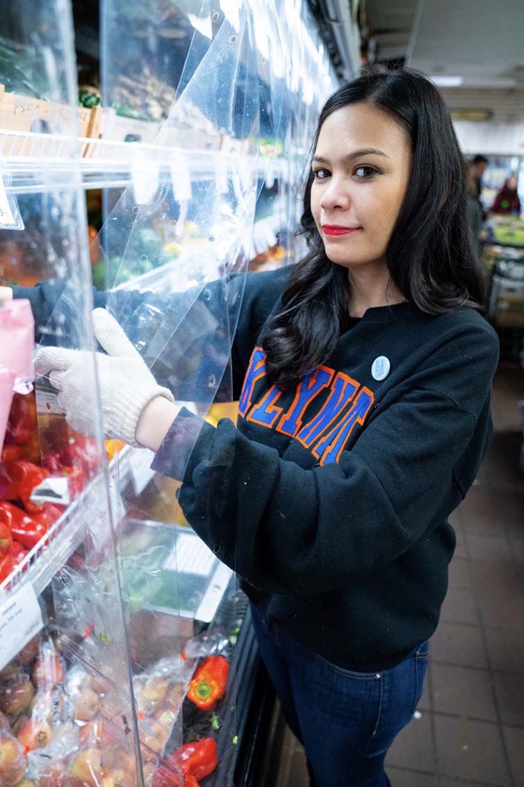 Deirdre Levy is a New York teacher; she is a member of the Park Slope Food Coop, helping stock fruit and bulk items