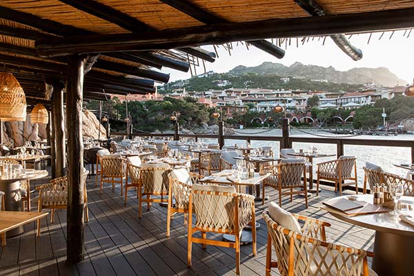 Quattropasi al Pescatore Costa Smeralda, Sardinia, Restaurant at Hotel Cervo, Porto Cervo