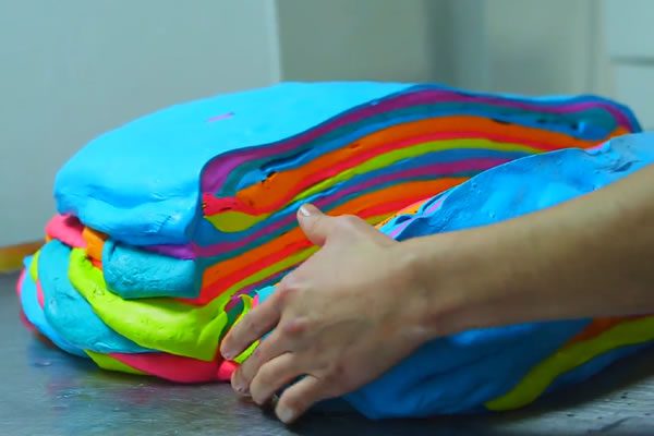 The Bagel Store's Rainbow Bagels