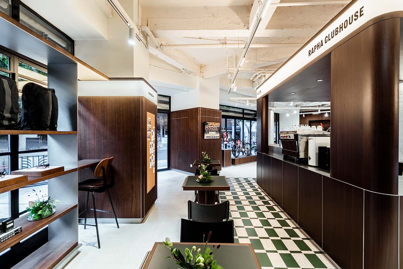 Rapha Clubhouse Shanghai China Design by Seen Studios