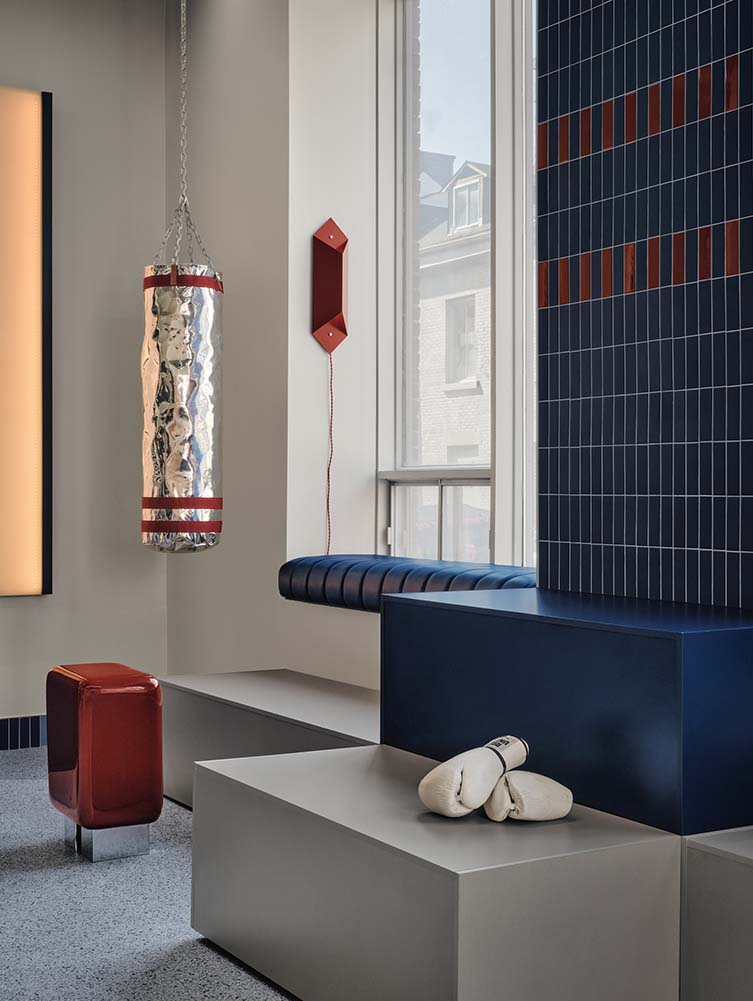 REBL Boxing Club Montreal, Designed by By Lemoignan Studio