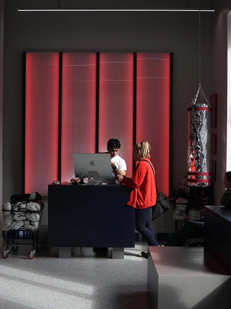 REBL Boxing Club Montreal, Designed by By Lemoignan Studio