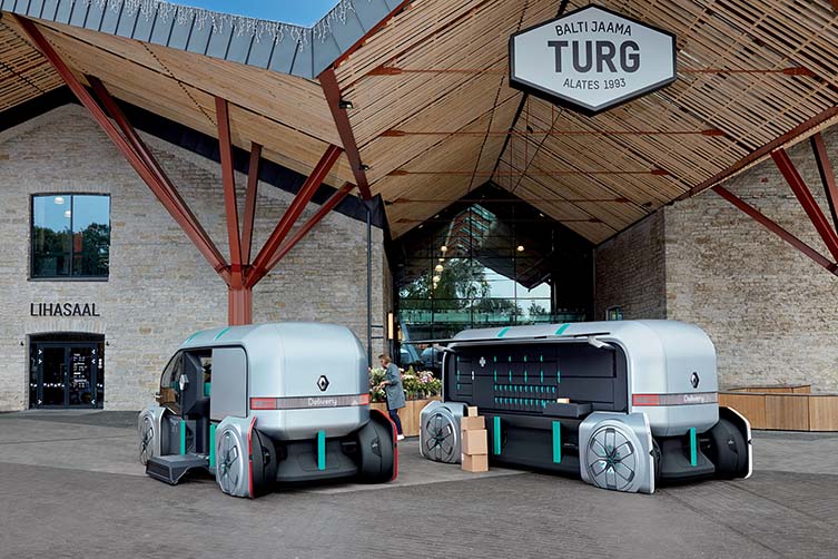 Renault EZ-PRO: Robo-Vehicle for Last Mile Delivery, Concierge, even Coffee Truck