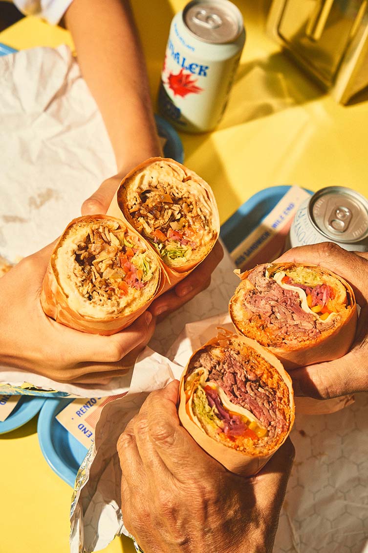 Renzo Sandwich Montreal Mile End Deli Restaurant