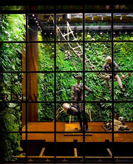 Vertical Garden Installation, Replay Barcelona