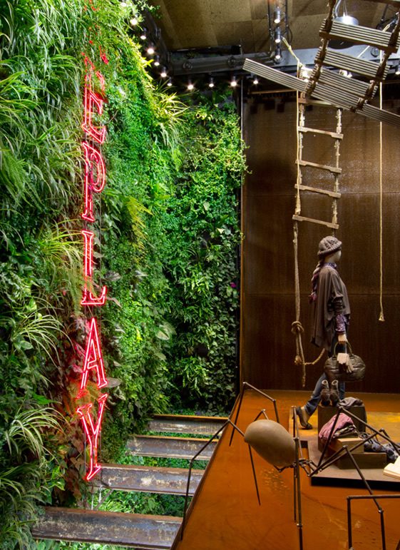 Vertical Garden Installation, Replay Barcelona