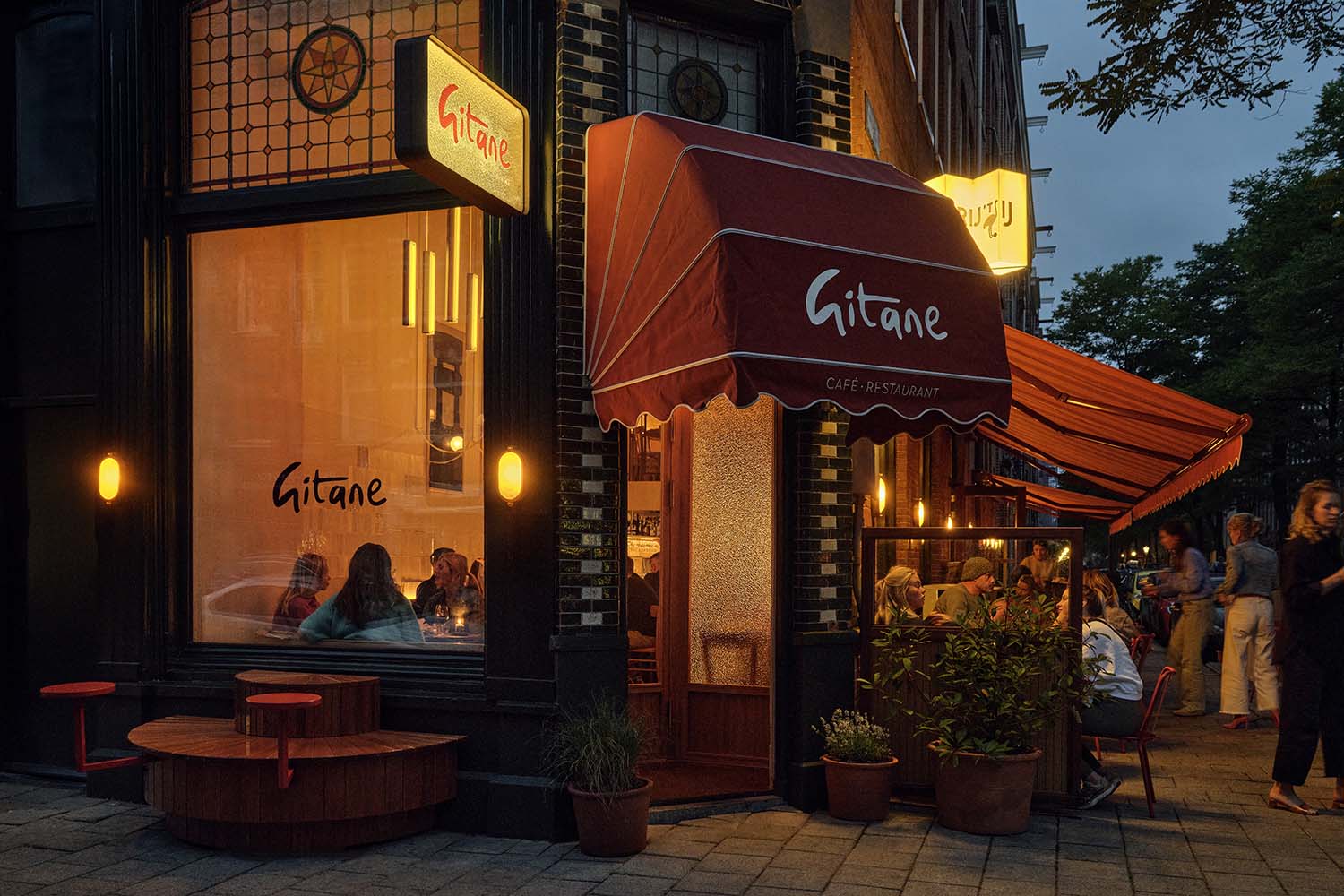 Gitane Amsterdam Restaurant by Angelo Kremmydas