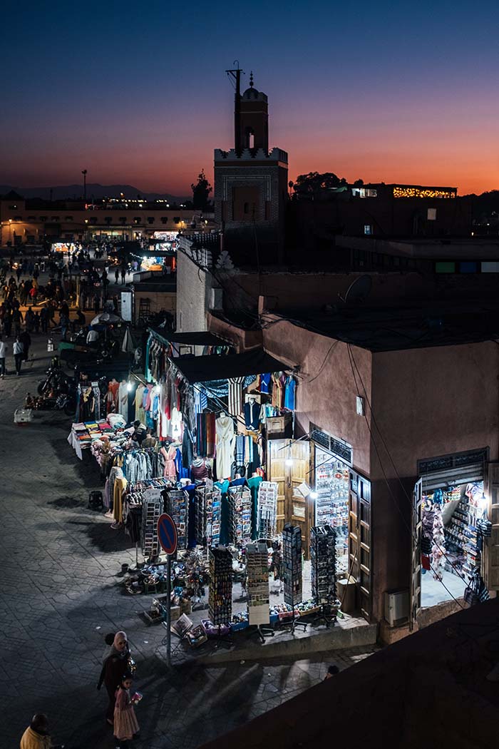 Jemaa el-Fna Square is an evocative hub of energy come nightfall