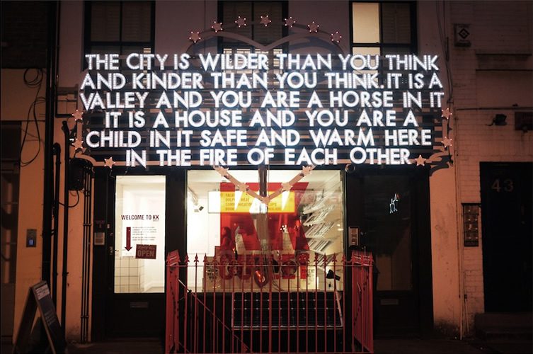 Robert Montgomery at C24 Gallery, New York