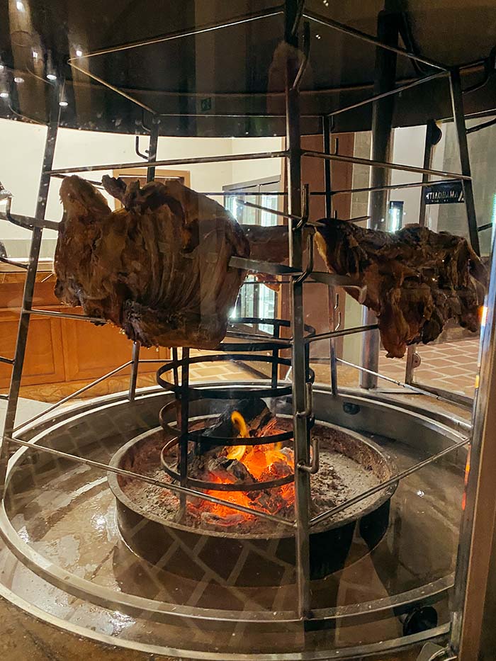 A delicacy of the island, ‘antikristo’ lamb involves an ancient technique of roasting pieces of the animal around a central fire for many hours