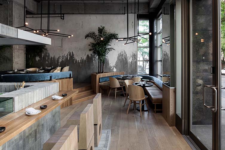 Ryú Westmount, Montreal Japanese Restaurant, Ryu by Ménard Dworkind Architecture and Design