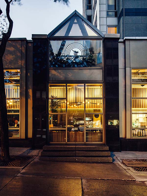 Ryú Westmount, Montreal Japanese Restaurant, Ryu by Ménard Dworkind Architecture and Design