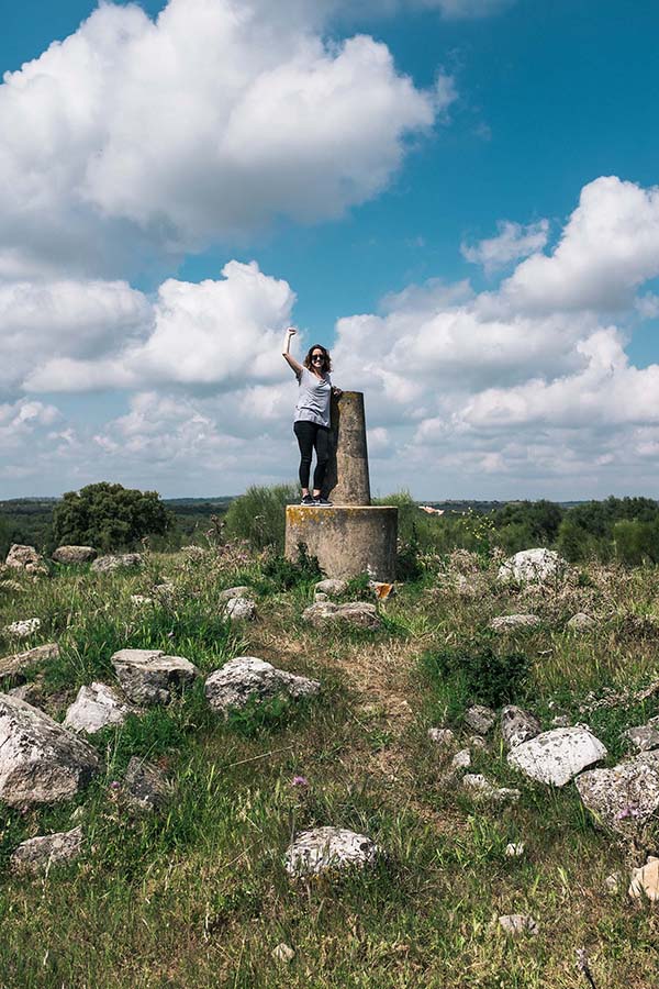 Grab a bike and explore—an illustrated map will guide you through vineyards and olive groves, past ancient holm oak trees, Neolithic dolmen and menhirs that date back 7,000 years