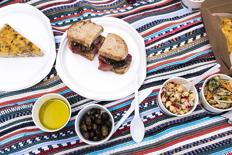 There is a sense that you are a part of something here, a feeling compounded as we park ourselves next to one of the barrocais with a freshly prepared picnic basket