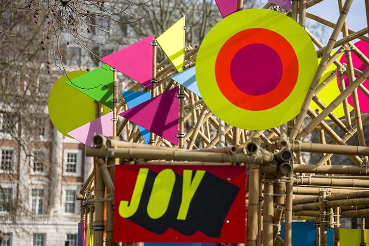 Morag Myerscough, See Through Installation