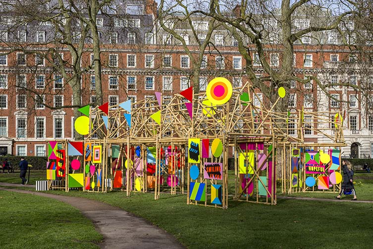 Morag Myerscough, See Through Installation