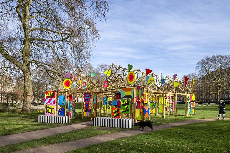 Morag Myerscough, See Through Installation