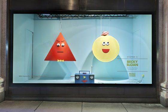 Selfridges' Bright Young Things Windows 2012