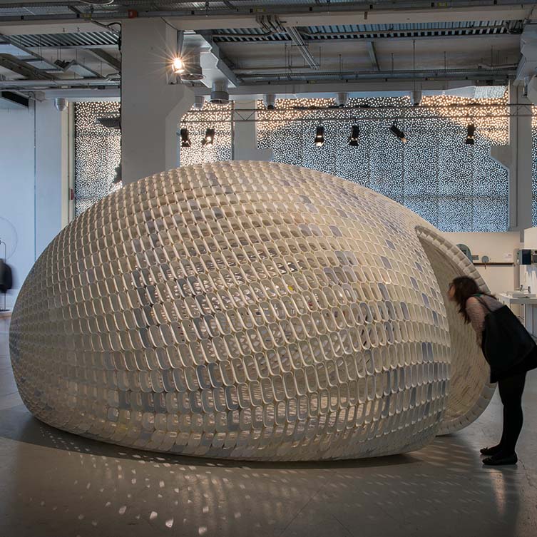 Project Egg Small Pavilion by Michiel Van Der Kley, Winner in 3D Printed Forms and Products Design Category, 2018—2019