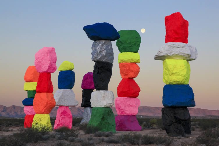 Ugo Rondinone, Seven Magic Mountains